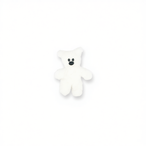 Orsetto di peluche ILAN 7x14cm bianco, decorazione per la casa - Product Image 1