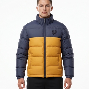 Mawra Custom Design Men's Puffer Jacket Winter Quilted Jacket <b>Warm</b> Outdoor Casual Streetwear Fashion Apparel Manufacturer - Product Image 2