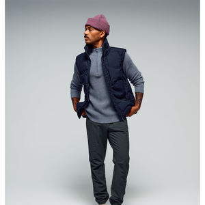 Chaleco Acolchado Transpirable para Hombre, Talla Grande, con Cierre y Bolsillos, Cálido, de Alta Calidad, Ropa de Invierno Informal, Servicio OEM 2026 - Product Image 2