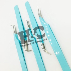 New Arrival Tweezers <b>mink</b> Hooper Company Professional Eyelash Extension Tweezers Durable Stainless Steel Tips Customizable Tip - Product Image 4