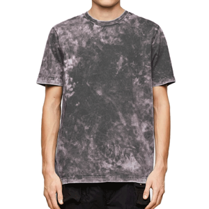 OEM Custom Made Men's Oversized Acid Wash T-Shirt Breathable 100% Cotton Summer Wear Solid Short Sleeves T-shirts - Product Image 4