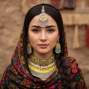 OEM Service Personalized Top Trending Afghan Necklace <b>Sets</b> With Earrings Affordable Price Afghani Jewellery for Girls & Women - Product Image 2