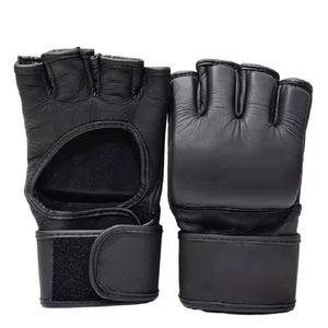 Nouveaux Gants de Boxe MMA Professionnels en Cuir Légers Demi-Doigts 2026 pour Hommes et Femmes Entraînement de Combat Libre Sacs de Sable UFC - Product Image 1
