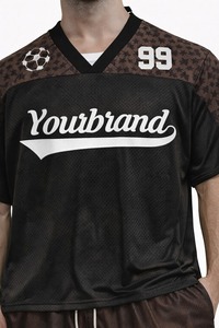 Conjunto de Camiseta y Pantalones Cortos de Fútbol Americano de Alta Calidad, Uniforme Deportivo Transpirable, Ropa de Equipo Personalizada para Entrenamientos y Partidos - Product Image 5