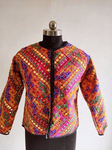 Chaqueta Bohemia hecha a mano para mujer y hombre, Unisex, ropa bordada de alta calidad para fiesta - Product Image 5