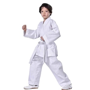 Cuello y puños ultraflexibles reforzados, diseñados para un entrenamiento seguro, ajuste cómodo, adecuados para uniformes de artes marciales, judo y karate. - Product Image 1