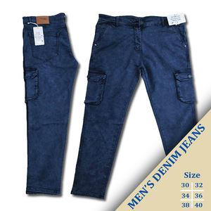 กางเกงยีนส์เดนิมทรงลำลองสไตล์วินเทจ ลุคยับๆ ผ้าทอเรียบ 6 กระเป๋า สำหรับผู้ชาย ระบายอากาศได้ดี เป็นมิตรกับสิ่งแวดล้อม ล้างสีแบบเอซิดวอช - Product Image 3