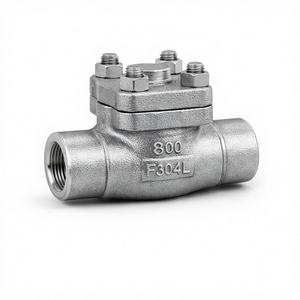 Válvula de Retención Horizontal de Acero Forjado C-Way, Alta Temperatura, Sellado Manual con PTFE, 2 Pulgadas, F304L Clase 800, Rosca NPT 12 - Product Image 1