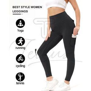 Custom High Waist Solid Sublimation Compression <b>Yoga</b> <b>Leggings</b> for Men Women-Sweat-Wicking Four-Way Stretch Gym Wear - Product Image 5