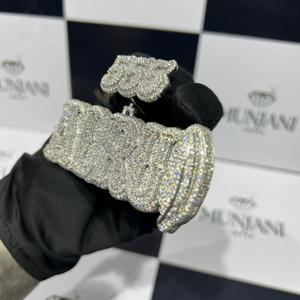 Colgante de Lujo para Hombre, Estilo Hip Hop, Chapado en Oro, Diamante de Corte Brillante, Certificado IGI, Forma de Letra, Amuleto para Fiestas - Product Image 5