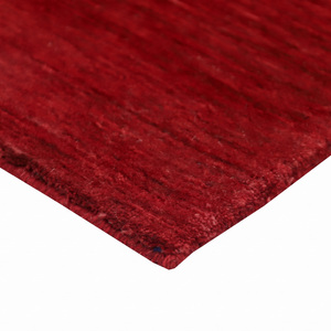 Deep <b>Red</b> <b>Wool</b> Solid Heathered Texture Rug Non-Slip Eco-Friendly Hand Tufted Area Carpet for Living Room Bedroom Hotel Interiors - Product Image 5