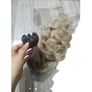 Extensions de cheveux vierges Remy vietnamiens couleur ombrée, prix d'usine en gros, 8-32 pouces, pour styles raides crépus et raides soyeux - Product Image 3