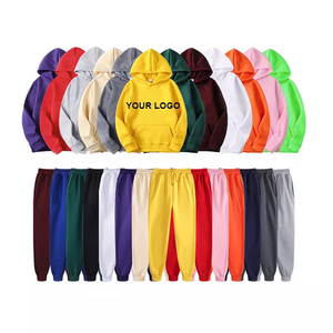 Two Pieces Sweat Suit Set For Men Breathable And Comfortable <b>Distressed</b> Pullover Hoodie And Sweatpants Set For Men - Product Image 4