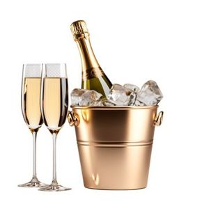 Handcrafted <b>bar</b> item decorative wine chiller premium copper decor entertaining bucket party centrepiece cooler - Product Image 1