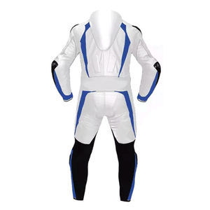 Traje de Motociclismo de Cuero Vacuno Personalizado de Una Pieza con Protección de Nivel 2 CE, Resistente al Viento, Unisex - Product Image 6