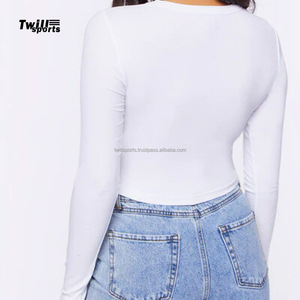 Women's Comfortable Eco-Friendly Slim Fit Breathable Quick Dry Yoga Tops Plus Size Wholesale Workout <b>Shirt</b> Multi-Colors - Product Image 3
