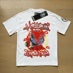 New Fashion Oversized T-<b>Shirts</b> Sports Wear T-<b>Shirt</b> Breathable and Compressed Loose Fit with Solid Logo Screen Printing T-<b>Shirts</b> - Product Image 5