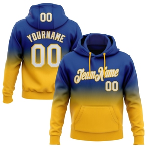 Vente en gros directe, nouvelle conception, sweat à capuche sportif personnalisé avec drapeau américain blanc cousu, noir-rouge royal, drapeau américain 3D - Product Image 3