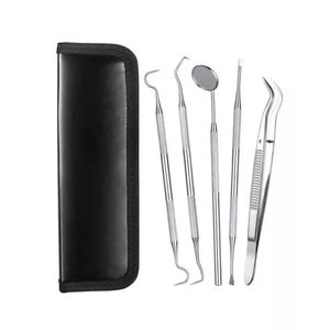 Ensemble de 5 grattoirs manuels en acier pour l'élimination de la plaque dentaire et du tartre chez les chats, les chiens et les animaux de compagnie par Dentavex - Product Image 2