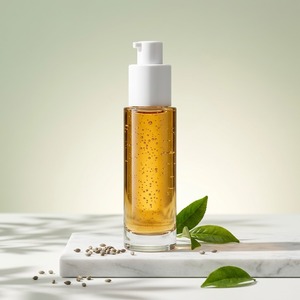 Sérum facial antioxydant aux graines de persil avec thé vert et niacinamide OEM ODM 50ml Flacon en verre MOQ 200 pièces - Product Image 5