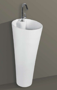 Lavabo de una Pieza TORUS L380 W380 H870mm para Baño, Apto para Hoteles, Escuelas, Hospitales, Villas y Apartamentos - Product Image 2