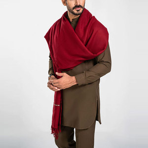 Châle pour homme, doux et chaud, élégant, style traditionnel, tissu confortable, idéal pour l'hiver et le quotidien - Product Image 5