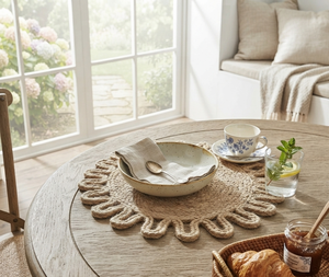 Sets de table ronds tressés en rotin naturel pour table à manger, décoration de table pour Thanksgiving et Noël, export en gros - Product Image 5