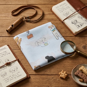 [K-ESSENTIALS] Mignon mouchoir imprimé animaux colorés en coton ultra doux 60s, réutilisable, pour essuyer la sueur - Product Image 5