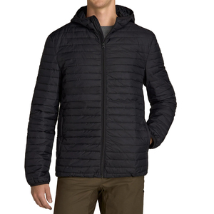 Veste matelassée longue imperméable et respirante de haute qualité, personnalisable OEM, pour homme, avec logo sur mesure, design décontracté hiver, poches - Product Image 1