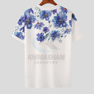 Camiseta de Hombre de Nuevo Estilo, Transpirable y Ecológica, de Poliéster/Algodón, Precio de Mayoreo, Diseño de Logotipo Personalizado - Product Image 2