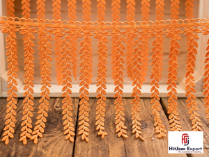Tissu en dentelle à franges pour cils en gros, fabricant de textiles sur mesure, fournisseur de matériaux pour robes de mariée africaines, Europe Israël - Product Image 3