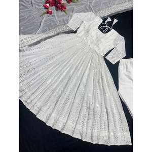 Hermosos vestidos de noche para fiestas Vestido con elegante Dupatta - Product Image 2