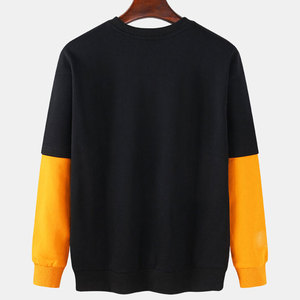 Sweat-shirts d'hiver pour hommes, 100% coton, tissu doux, col rond, écologiques, anti-rides, légers, pour le bureau, décontractés, week-end - Product Image 2