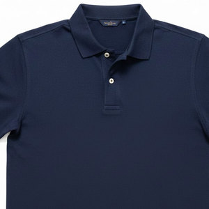 Polo classique en coton pour homme, manches courtes, tissu respirant et confortable, décontracté, élégant, pour l'été, à porter au quotidien - Product Image 2