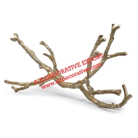 Branche d'arbre en aluminium moderne de haute qualité Sculpture de table décorative design abstrait pour le salon à la maison