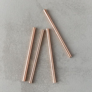 Smooth Copper Drink Tubes Durable <b>Metal</b> Sipping <b>Straws</b> Designed for Smoothies Fresh Juice Iced Coffee and Cold Drinks - Product Image 6