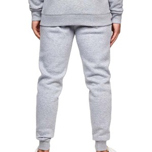 Survêtement gris à capuche pour homme, coupe droite, couleur unie, décontracté, avec poches latérales, idéal pour l'automne, 100 % coton, poids moyen - Product Image 4