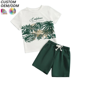 Conjunto de Ropa Infantil Personalizado con Estampado Animal, 100% Algodón, Estilo Casual, Servicio OEM/ODM para Fabricación al por Mayor - Product Image 3