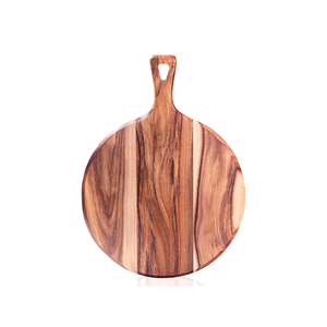 Tabla de cortar de madera de acacia para cocina, con asa, para carne, fabricada en Vietnam - Product Image 2
