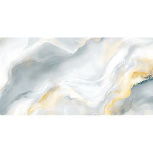 Carreaux de sol en porcelaine gris clair et veiné or, style abstrait moderne, décoration intérieure, revêtement mural - Product Image 6