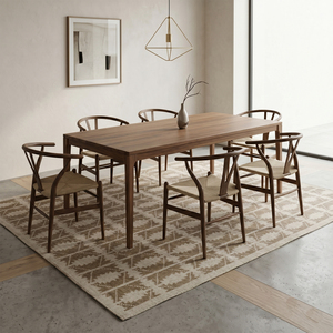 Alfombra de Lana Tejida a Mano Dune Orbit Beige Marrón, Moderna, Geométrica, Antideslizante, Ecológica, de Pelo Grueso y Altura Media para Sala de Estar - Product Image 4