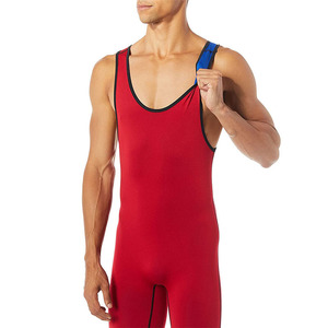 Combinaison de lutte pour adultes sur mesure, grandes tailles, avec logo sur le devant, uniforme de lutte extensible pour la musculation - Product Image 6