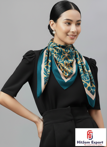 Echarpes carrées élégantes et légères pour femmes Tissu doux Accessoires élégants Approvisionnement en vrac à faible quantité minimale de commande - Product Image 5