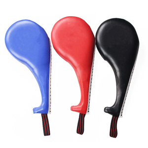 Cible de frappe de Taekwondo avec logo personnalisé, en cuir professionnel, OEM, pour arts martiaux - Product Image 1