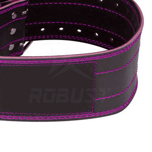 Leather Adjustable <b>Support</b> Weightlifting <b>Belt</b> Strong Buckle Design Professional Protection Lightweight Comfortable for Gym - Product Image 4