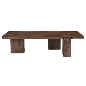 Mesa de Centro Moderna y Contemporánea de Madera de Mango Sólida, Ecológica, Duradera y Plegable para Hogar, Oficina, Restaurante, Cafetería - Product Image 3
