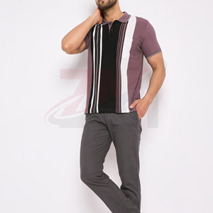 Camiseta Polo para Hombre con Cuello Camisero y Botones Delanteros, Fabricada en Sialkot, con Bolsillo Delantero Izquierdo, Estilo Informal para Exteriores - Product Image 2