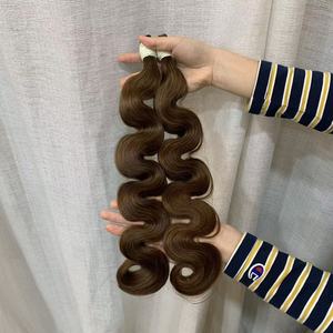Cheveux humains vierges vietnamiens noirs naturels <span class=keywords><strong>de</strong></span> grade 16A pour tressage, qualité professionnelle, cuticules alignées, texture bouclée/corps (Body Wave) - Product Image 6