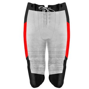 Conjunto de Camiseta de Fútbol Americano para Hombre, Sin Mangas, Cuello en V, Sublimada, Número 55, Rojo, Negro, Blanco, Absorbe la Humedad, Ajuste Atlético, 100% Poliéster - Product Image 2
