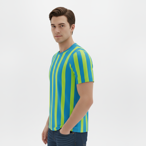 เสื้อฟุตบอลทีมแบบกำหนดเอง เสื้อยืดโพลีเอสเตอร์ 100% น้ำหนักเบา แห้งเร็ว เป็นมิตรกับสิ่งแวดล้อม ระบายอากาศได้ดี สำหรับผู้ใหญ่ทุกเพศ - Product Image 2